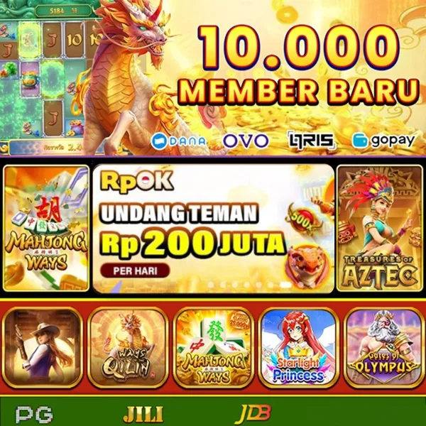 RPOK Bonus Member Baru 100%
